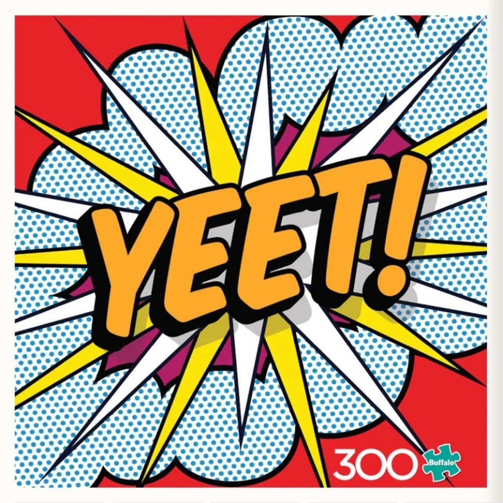 YEET Humorous Comic Color Explosion 300 Large Pieces Jigsaw Puzzle Poster Hobby